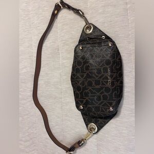 Calvin Klein belt purse. Brown
